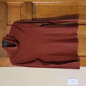 INC metallic knit top